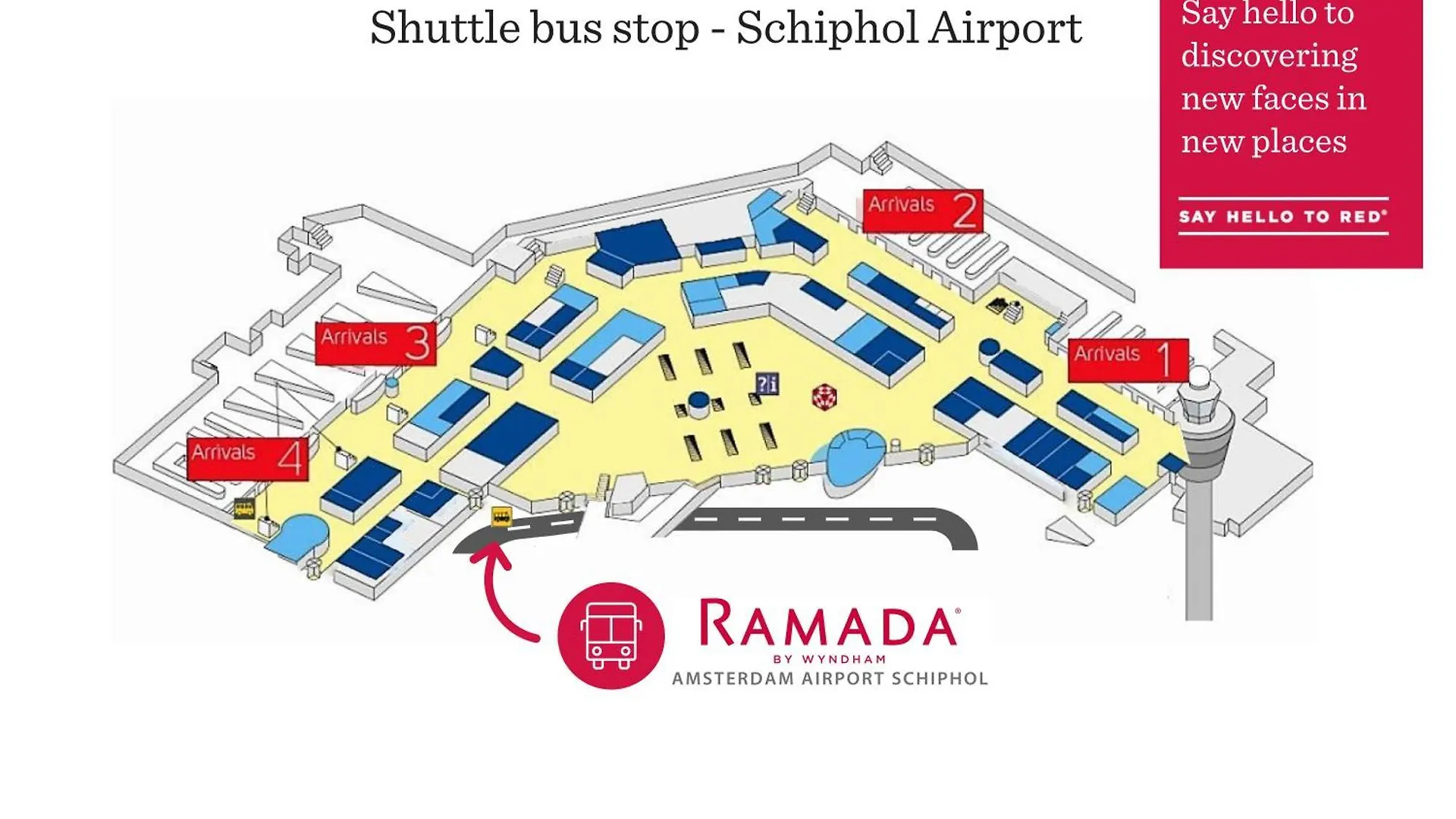 מלון באדהופדורפ Ramada By Wyndham Amsterdam Airport Schiphol 4*,